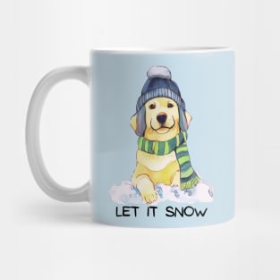 LET IT SNOW - Yellow Labrador Retriever Mug